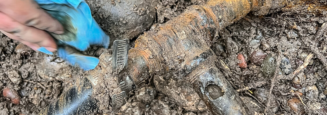 Inspecting valves in the ground